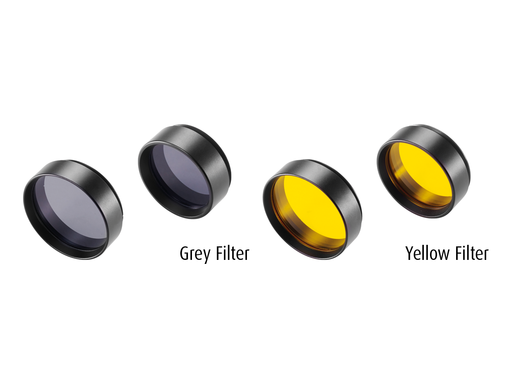 Grey and Yellow Filter Objective