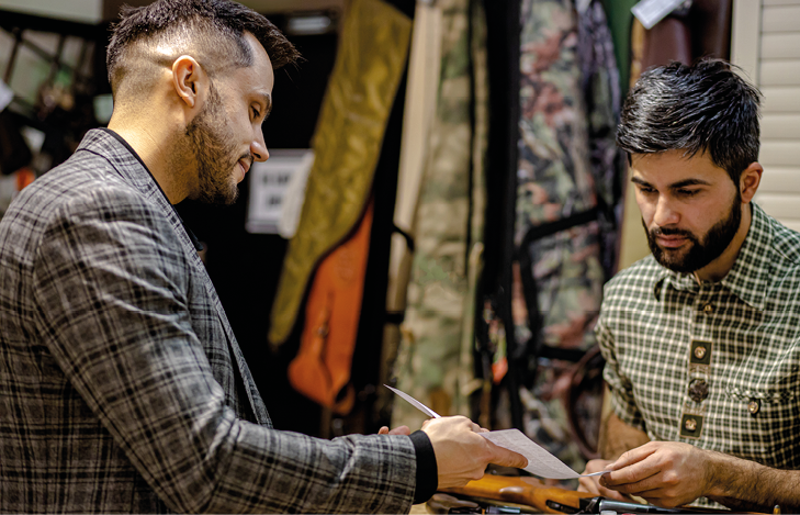 Conversation between dealer and customer