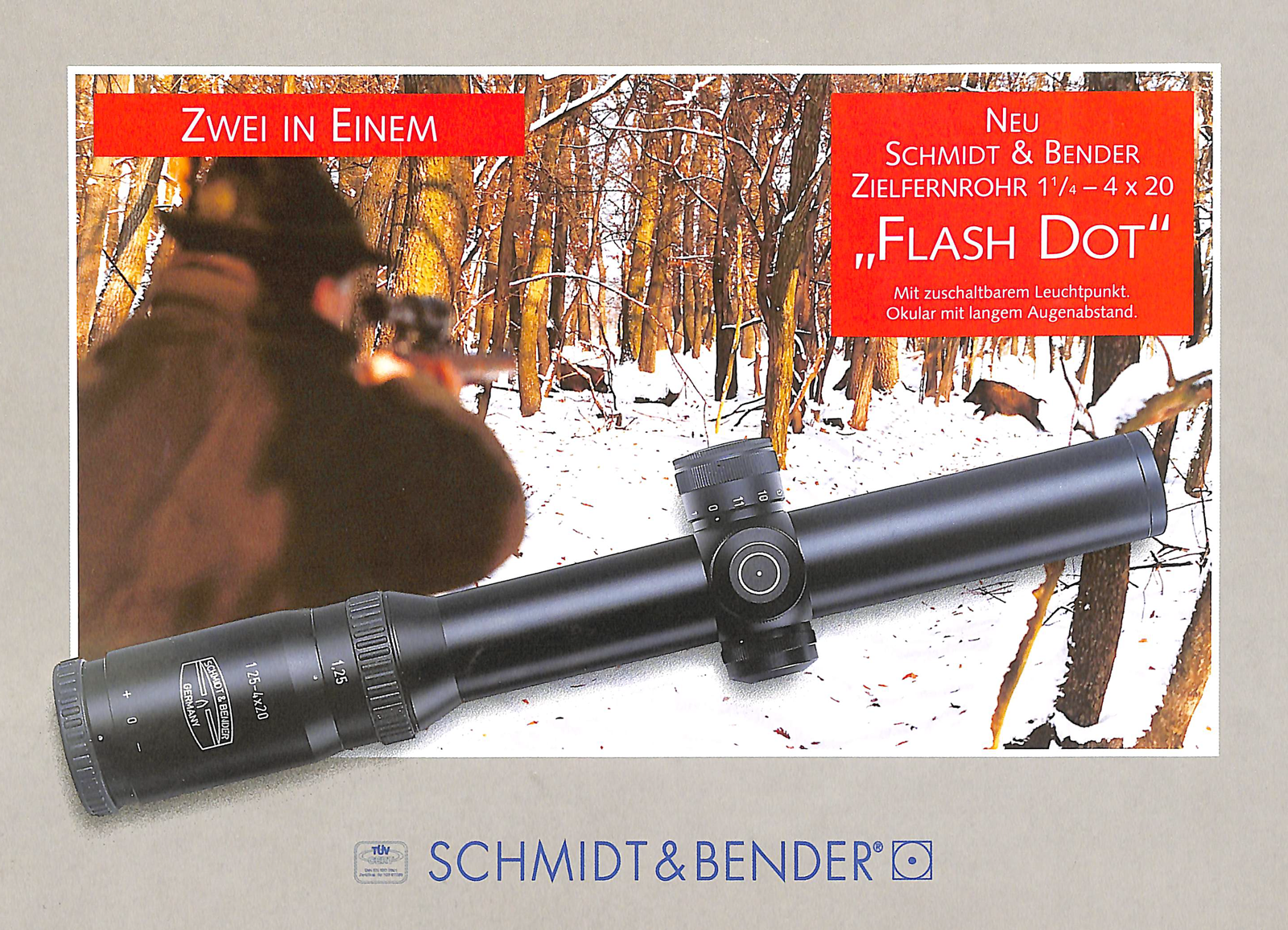 FlashDot illumination for the 1¼-4x20