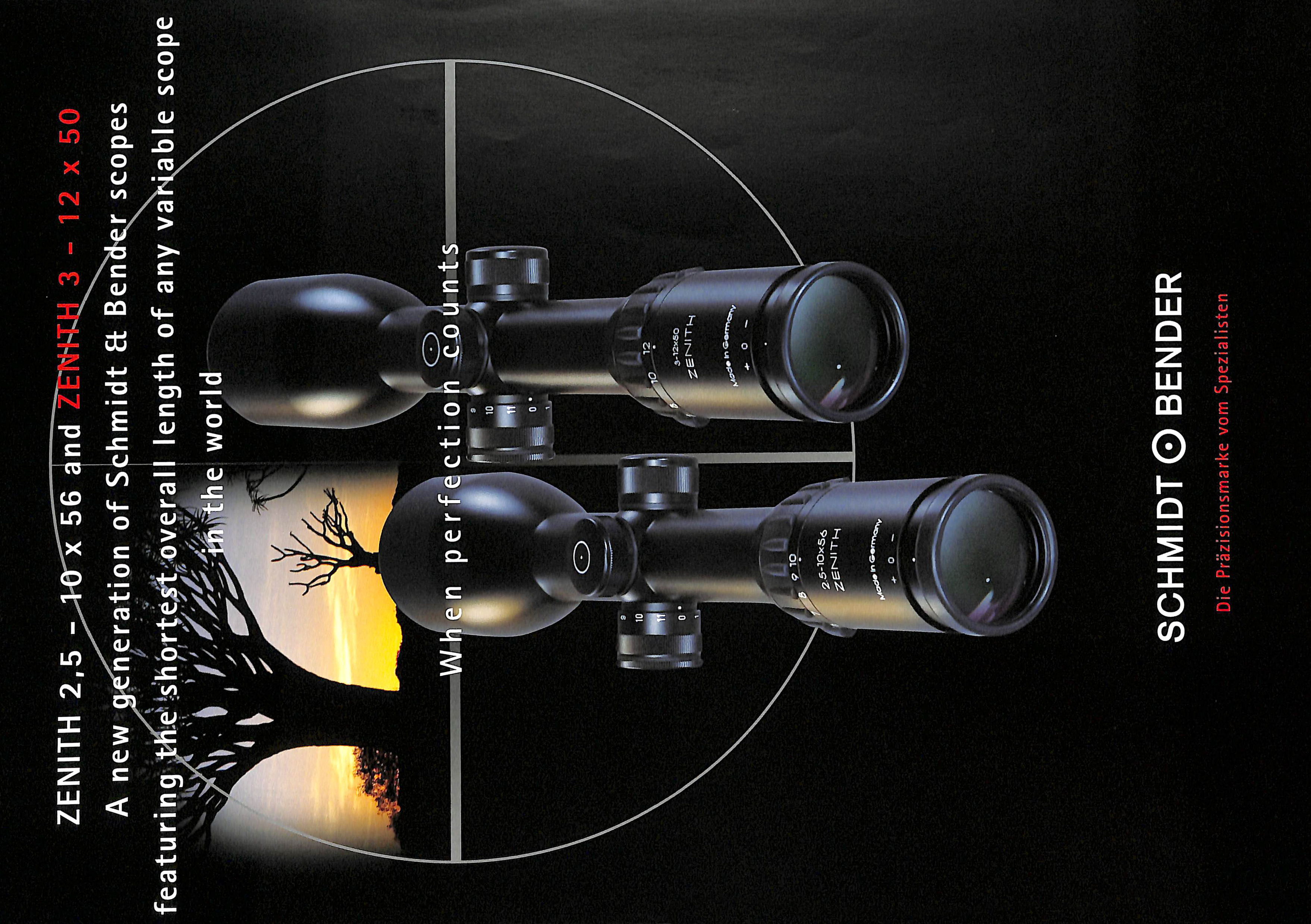 Zenith shortest design riflescopes
