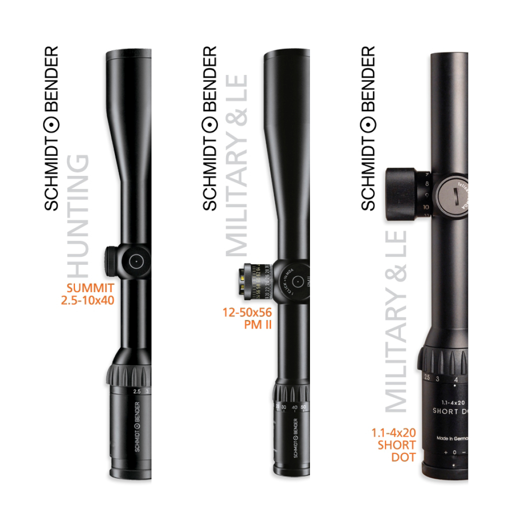Riflescopes Summit, PM II and PM II ShortDot