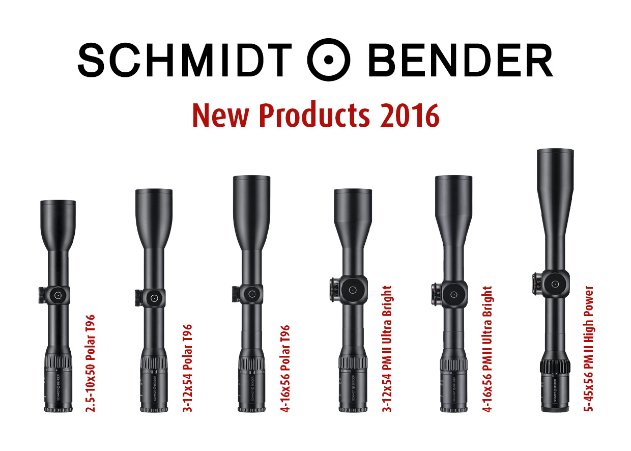 New products 2016 with Polar T96, PM II Ultra Bright and 5-45x56 PM II High Power