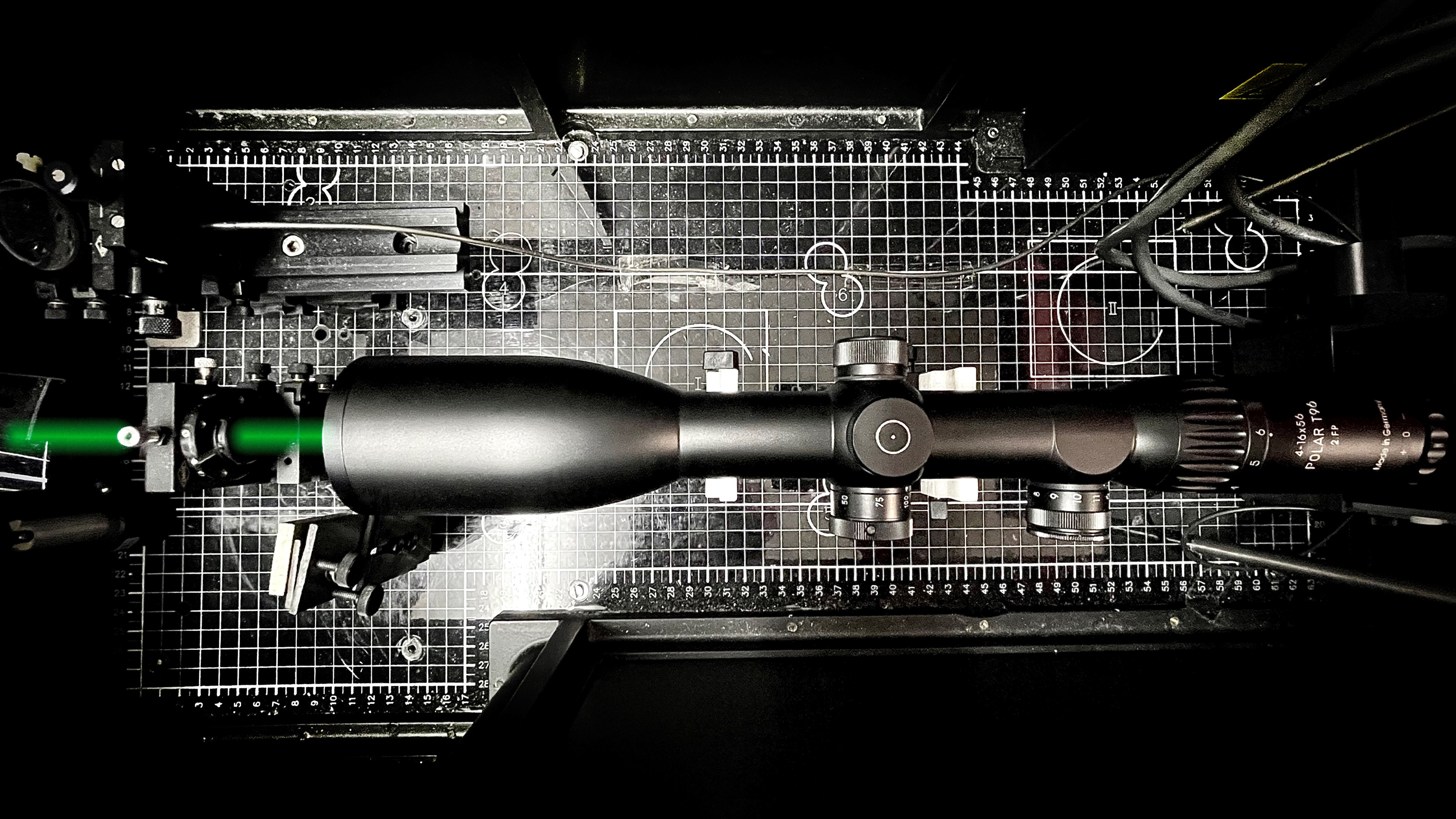 4-16x56 Polar T96 checked in a spectrometer