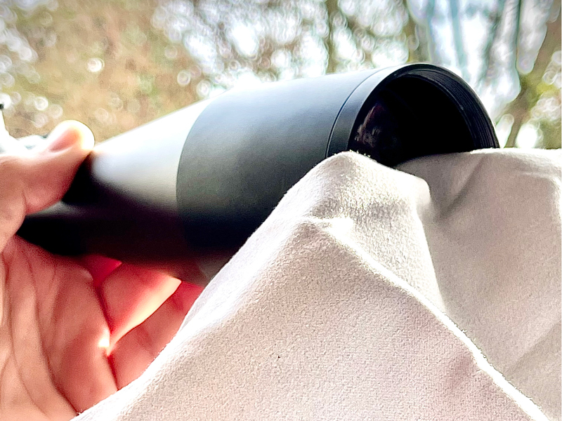 Clean or dry lenses with microfiber cloth (3)